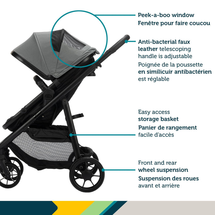 Safety 1st® - Safety 1st Raya 6-in-1 Travel System (with Onboard FLX Infant Car Seat)