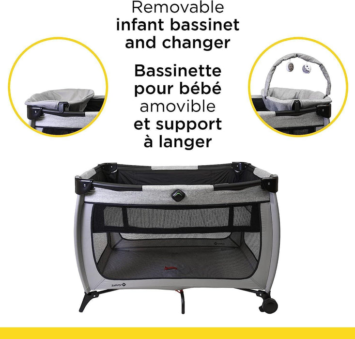 Safety 1st® - Safety 1st Safe Stages Baby Playard - Morning Fog