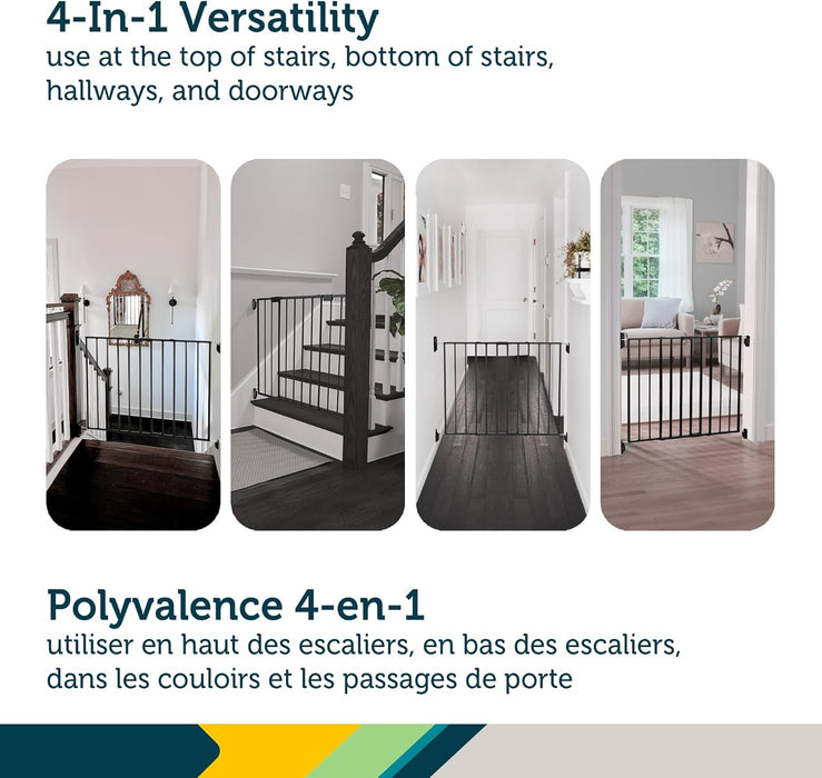 Safety 1st Top of Stairs Expanding Metal Gate