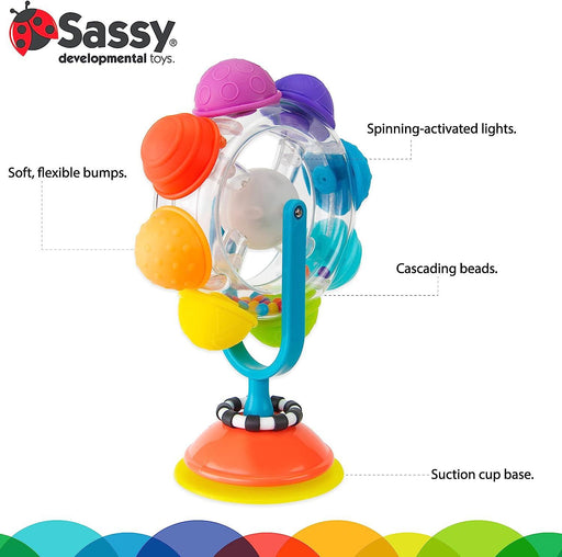 Sassy® - Sassy® Light Up Rainbow Reel Tray Toy