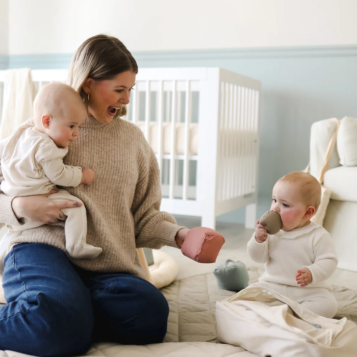 Snuggle Me® Organic Cotton Baby Sensory Toy Set – 9 Pieces