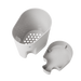 Shnuggle Ellie Bath Toy Drying Caddy – Taupe two-part cutout