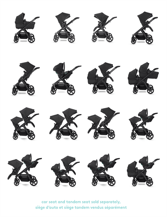 Silver Cross - Silver Cross Wave Stroller, Onyx (2023 - 2024 Version)