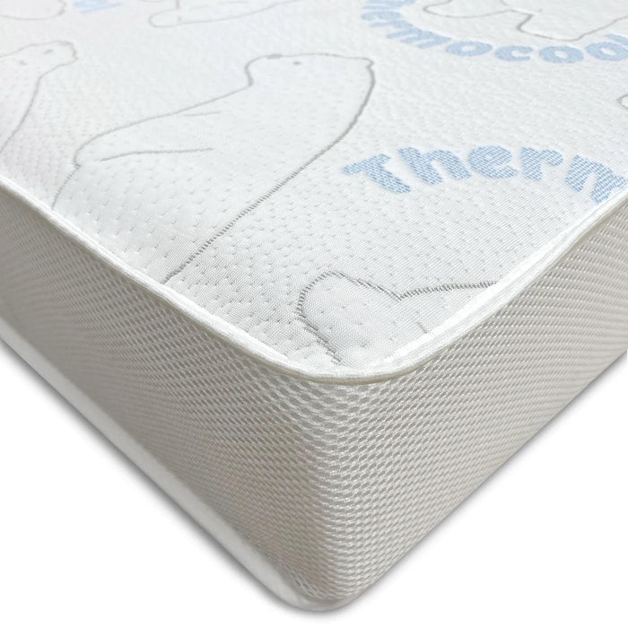 Simmons FRESH Crib Mattress Ultra Firm Core Tencel Thermo Cool Cover