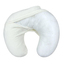 Simmons® - Simmons Nursing Cushion - Nursing Pillow with Muslin Cover - Coconut Milk