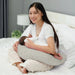 Simmons® - Simmons Nursing Cushion - Nursing Pillow with Muslin Cover - Coconut Milk