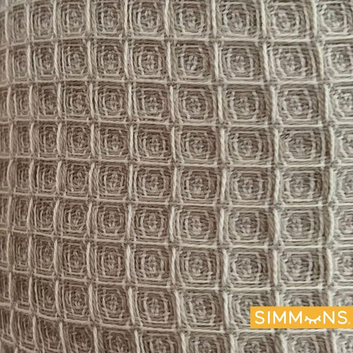 Simmons® - Taupe Waffle Knit Nursing Cushion – Soft Support for Feeding