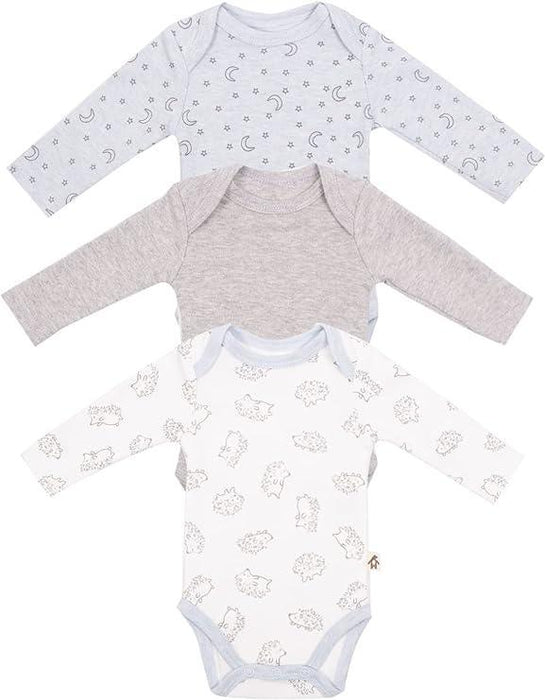 Snugabye - Snugabye Baby Long Sleeve Bodysuits - 3 Pack