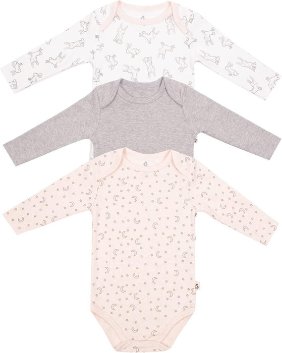 Snugabye - Snugabye Baby Long Sleeve Bodysuits - 3 Pack
