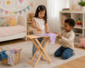 Solid maple wood foldable kids pretend play ironing board - Playdate lifestyle