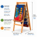 Solid maple wood large book easel display stand - dimensions and weight
