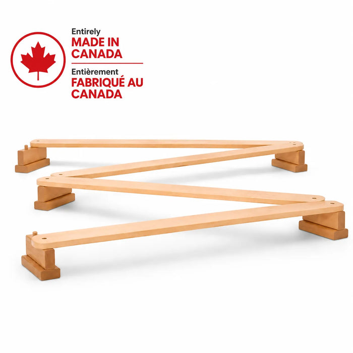 solid maple wooden balance board for kids - Made in Canada