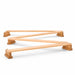 solid maple wooden balance board for kids on a white background