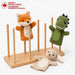 Solid maple wood puppet rack - Made in canada