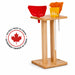 Solid maple wood stand for cleaning pretend play accessories for children - made in Canada
