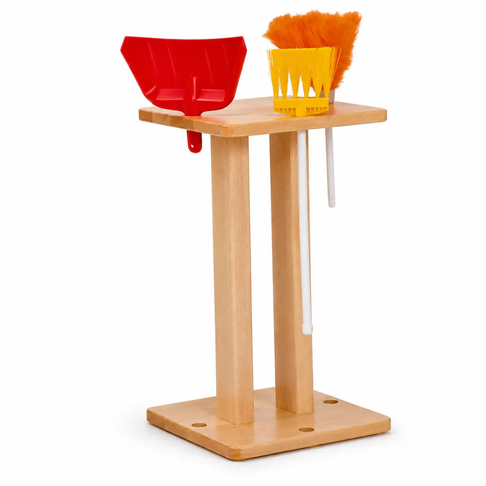 Support de rangement pour accessoires de ménage pour enfants en érable massif | Fabriqué au Canada | Goldtex