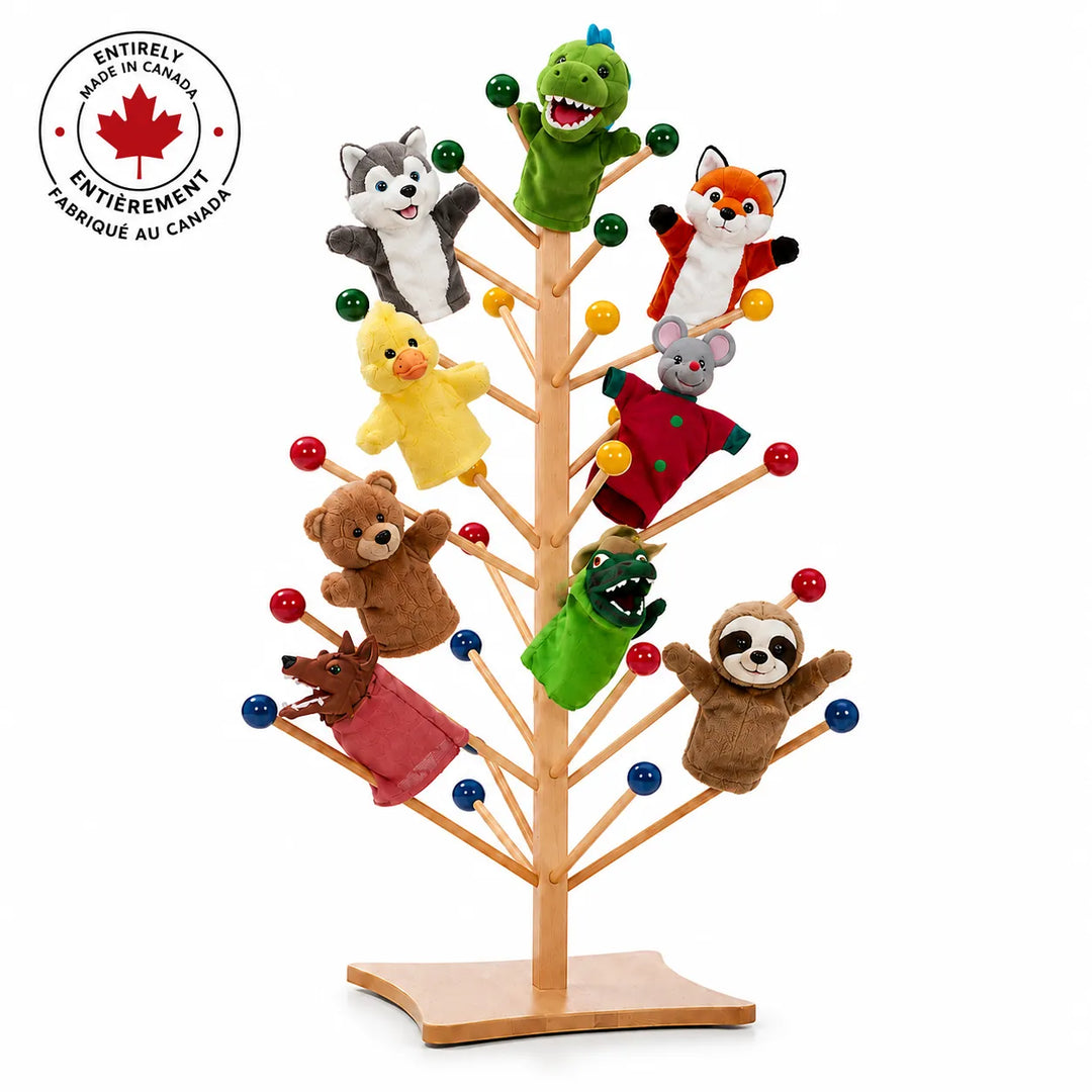 Solid maple wood puppet tree - Made in Canada
