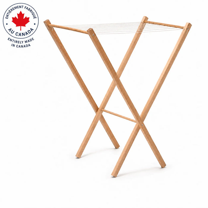 Solid Maple Wood Arts and Crafts Drying Rack for Kids - Made in Canada