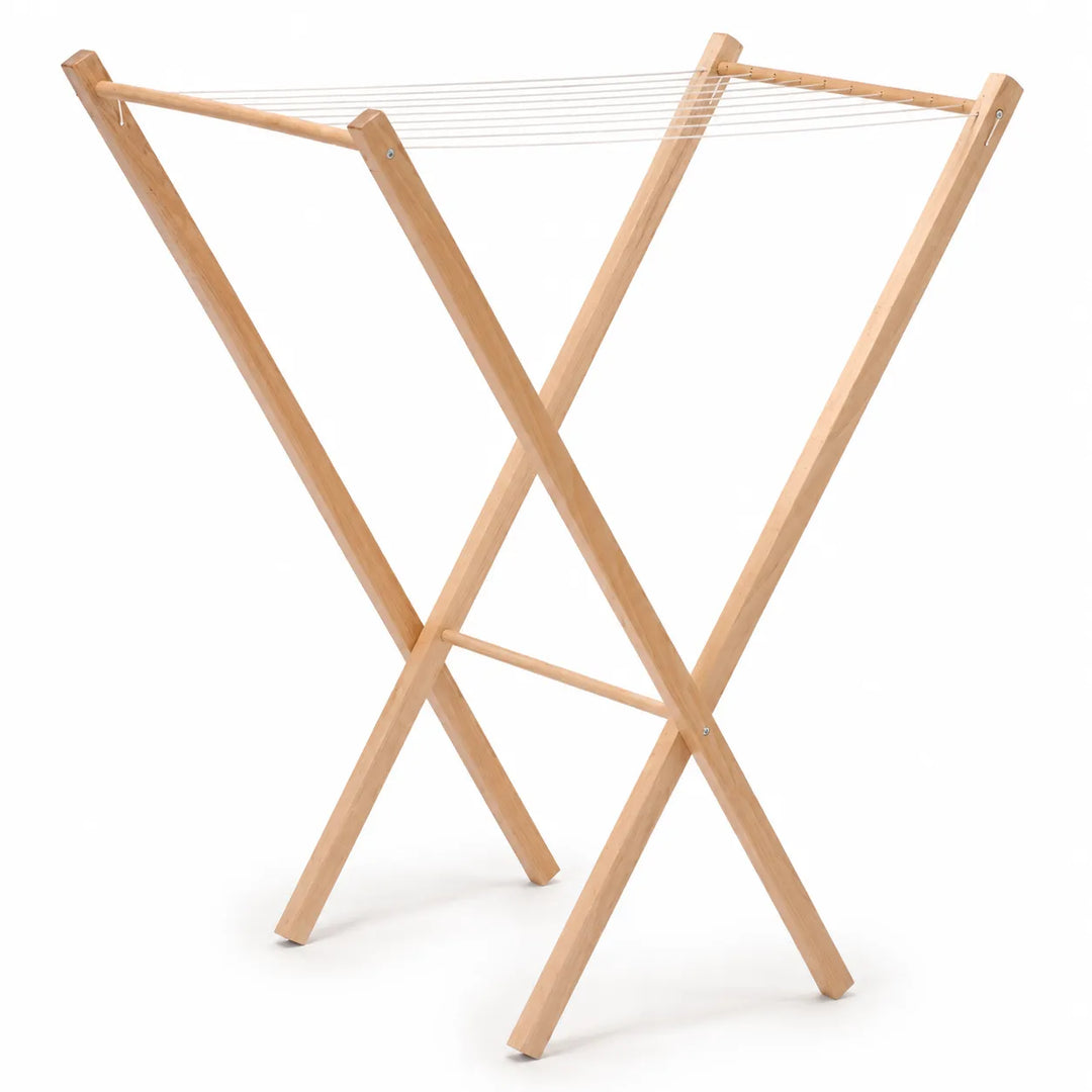 Solid Maple Wood Arts and Crafts Drying Rack for Kids on white background