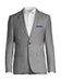 Soul of London 2-piece silver kids suit displayed on a mannequin with a white shirt and blue pocket square.