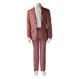 Soul of London® - Soul of London Kids Solid Dress Shirt 2-Piece Suit – Rosewood