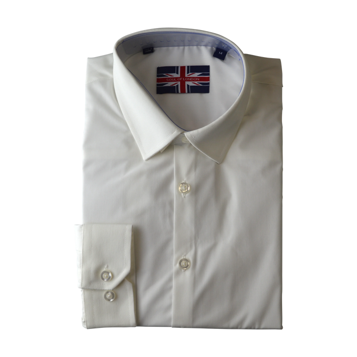Soul of London® - Soul of London Men’s Slim Fit Stretch Dress Shirt – Long Sleeve