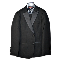 Soul of London® - Soul of London® Kids Solid Dress Shirt – Black Tuxedo