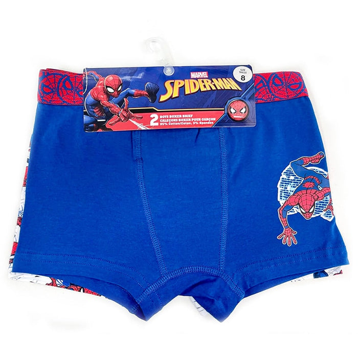 Jellifish Boxers Spiderman pour garçons (Paquet de 2)