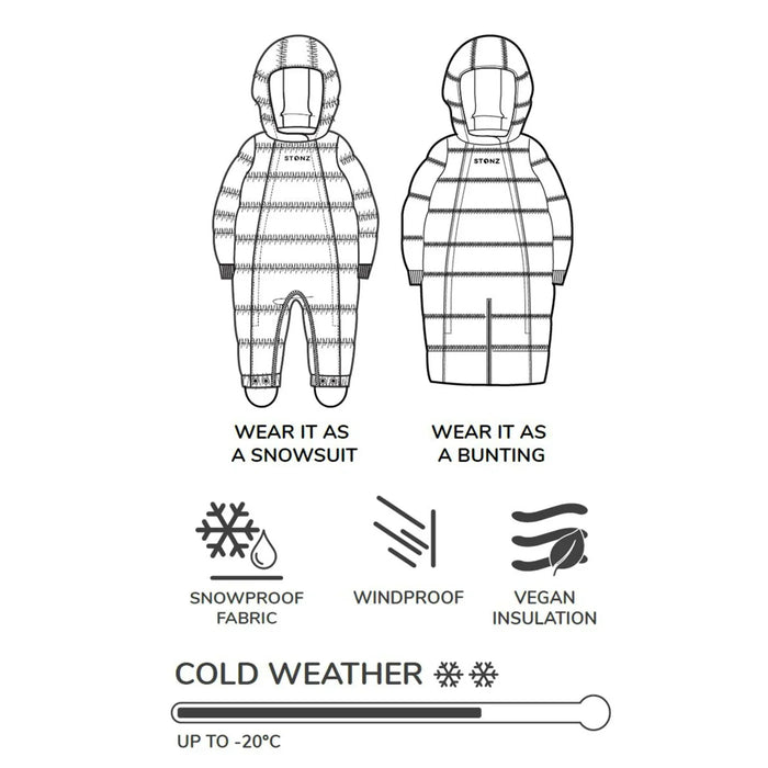 Stonz® 2-in-1 Baby Convertible Winter Snow Suit