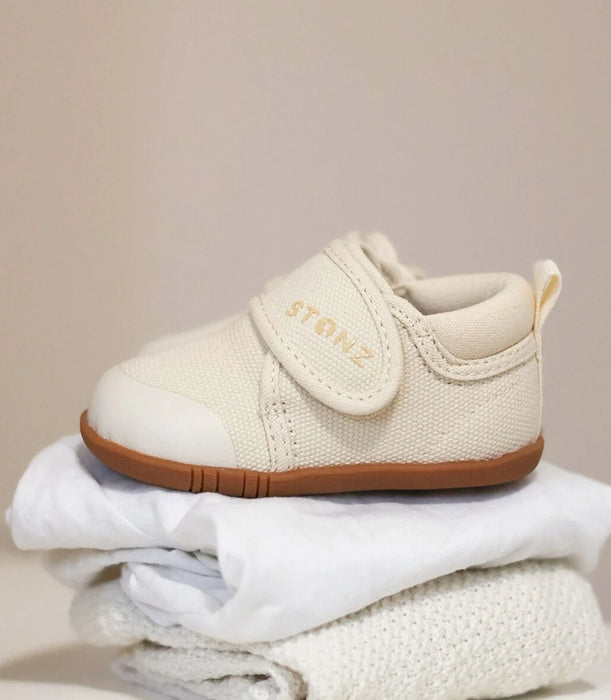 Stonz Cruiser™ Natural Baby Shoes – Natural First Walking Shoes for Babies | Sizes 4-7