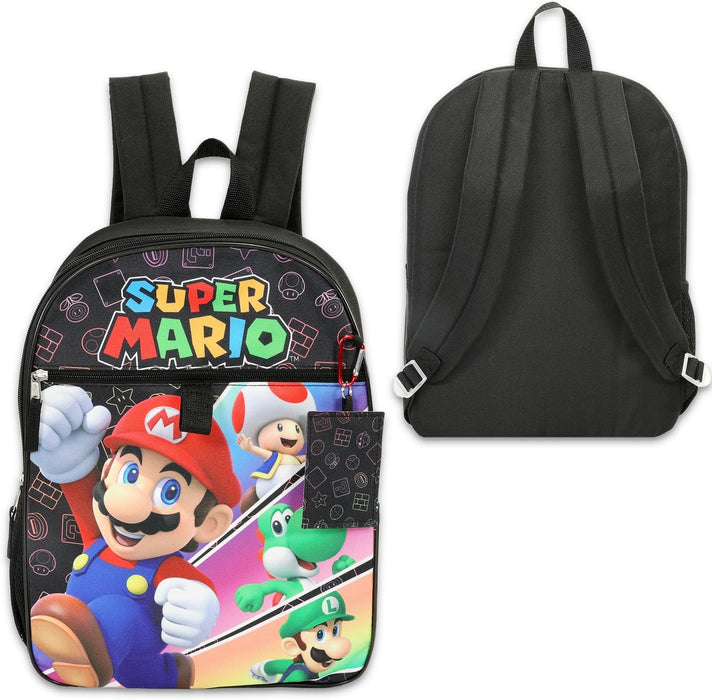 Super Mario Bros.® Kids 5-Piece Backpack and Lunch Bag Set