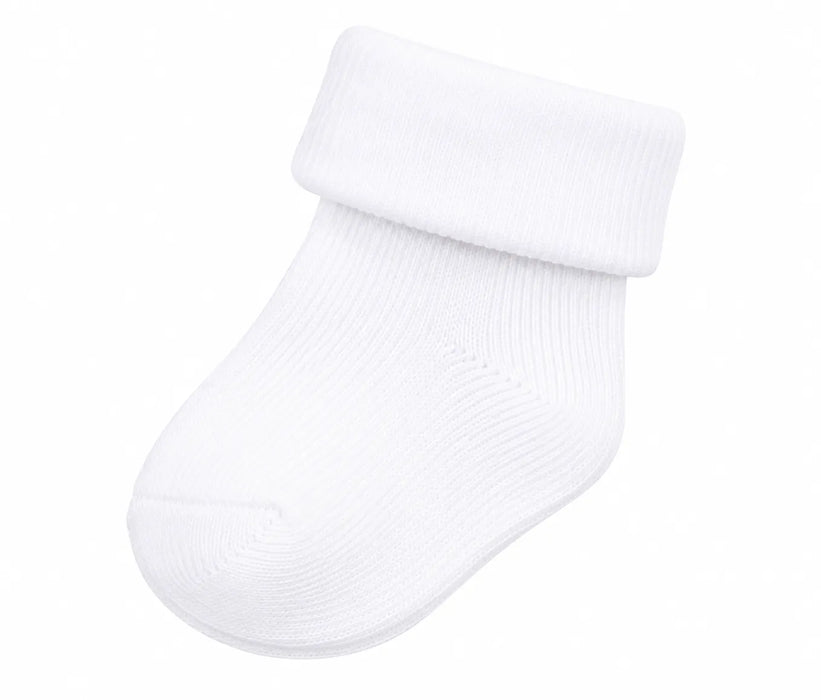Svolta® Baby Folded Cuff Socks – Soft Cotton Blend | Style 4903 | Baby Sizes 0–3