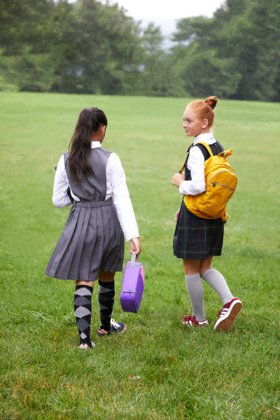 Chemise d'uniforme scolaire Oxford ajustée à manches longues pour filles de French Toast - Blanc - SE9287