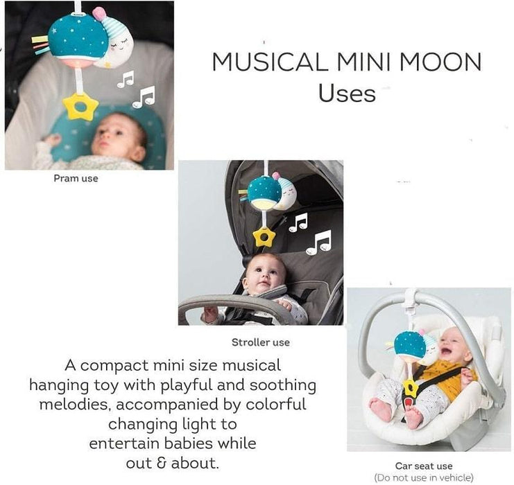 Taf Toys - Taf Toys My Musical Mini Moon Hookable Baby Toy with Music and Light