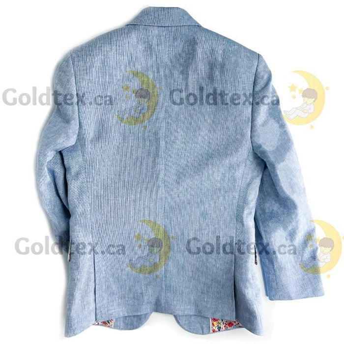 Tallia - Tallia Formal Wear Boys Linen & Cotton Blaser
