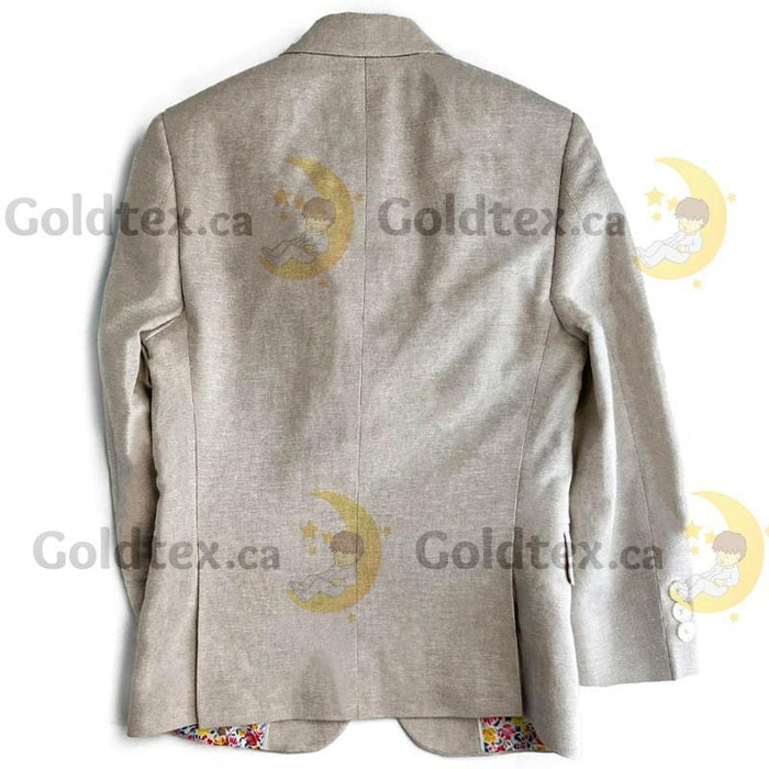 Tallia - Tallia Formal Wear Boys Linen & Cotton Blaser