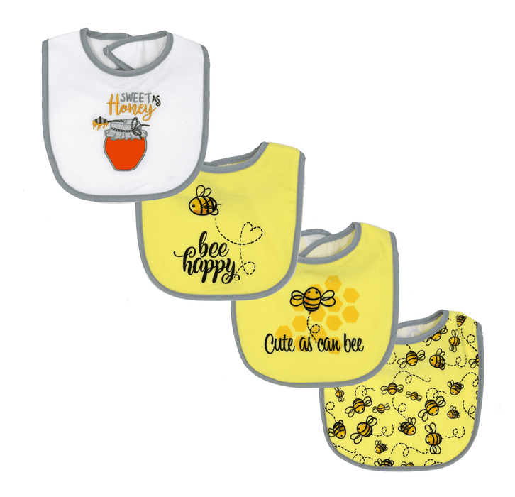 Tendertyme® - Tendertyme 4 Pack Interlock Bib with PEVA Back