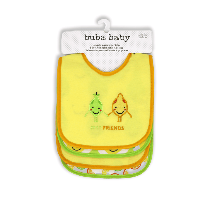 Tendertyme® - Tendertyme 4 Pack Interlock Bib with PEVA Back