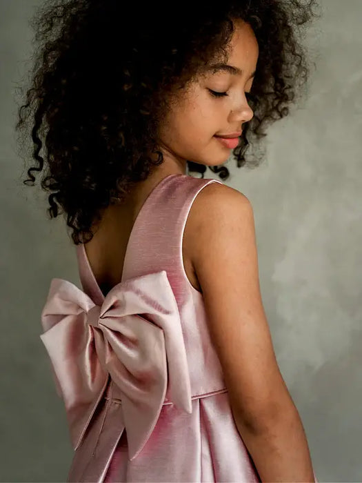 Teter Warm® Bondi Pink Sleeveless Party Dress with Removable Bow SS36P