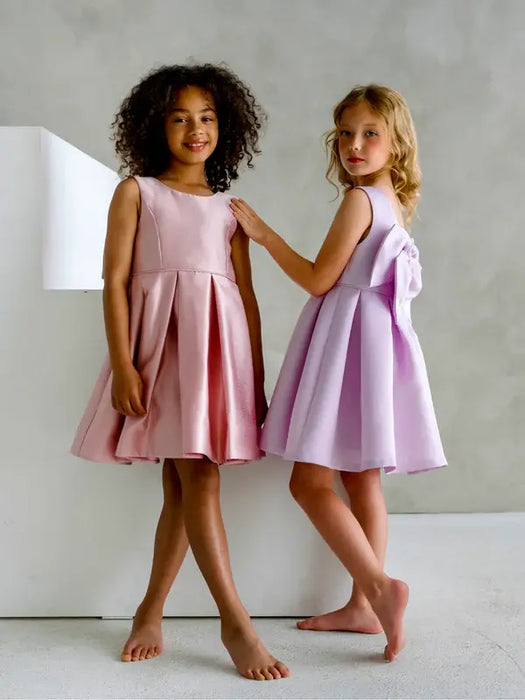 Teter Warm® Bondi Pink Sleeveless Party Dress with Removable Bow SS36P