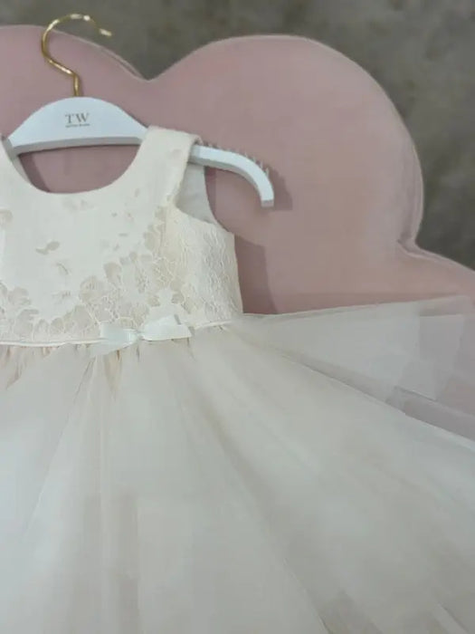 Teter Warm® Broadway Pale Pink Lace Tulle Dress M12P