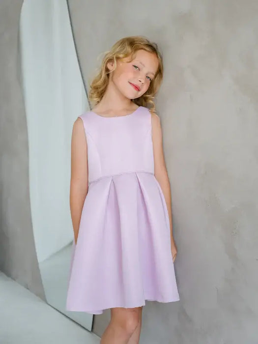 Teter Warm® Juniper Lilac Party Dress with Removable Bow Back SS31L