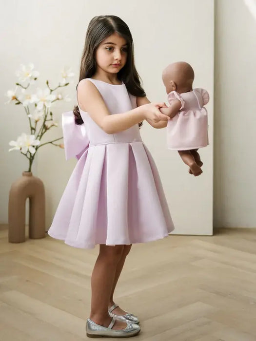 Teter Warm® Juniper Lilac Party Dress with Removable Bow Back SS31L