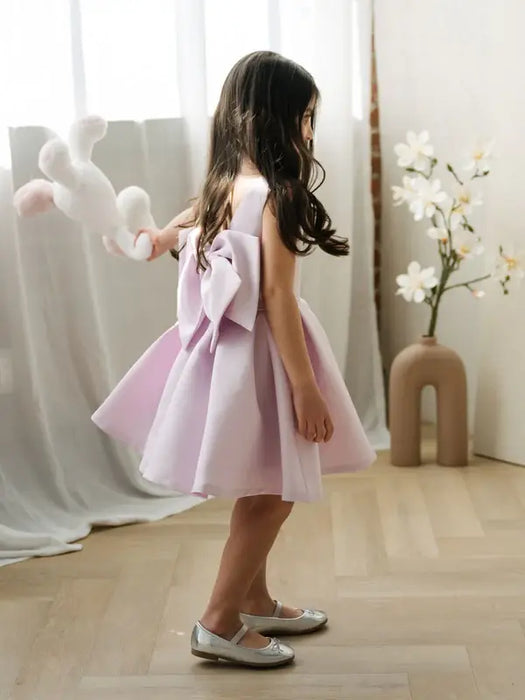 Teter Warm® Juniper Lilac Party Dress with Removable Bow Back SS31L