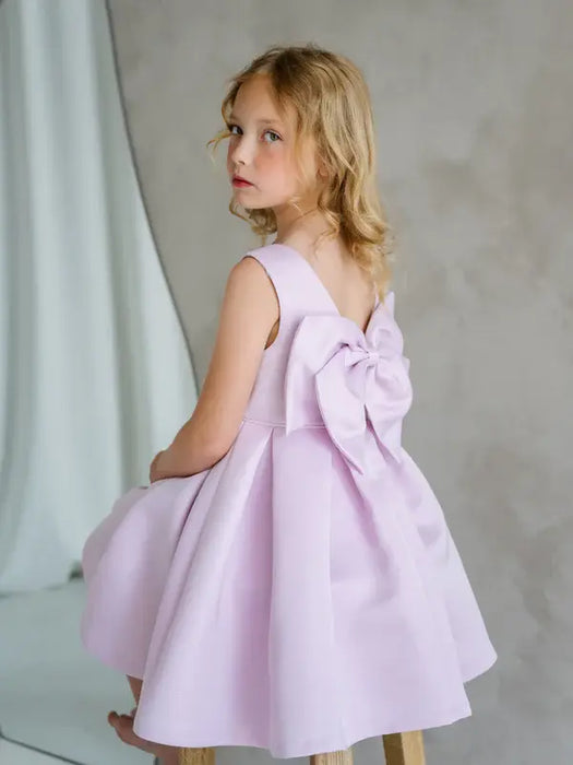 Teter Warm® Juniper Lilac Party Dress with Removable Bow Back SS31L