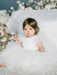Teter Warm - Teter Warm B122N Amity- Baby Girl's Baptism Dress Off White
