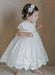 Teter Warm - Teter Warm Baby Girls Baptism Off White Dress B129