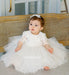Teter Warm - Teter Warm Baby Girls Baptism Off White Dress B47