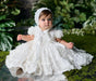 Teter Warm - Teter Warm Baby Girls Baptism Off White Dress BH01