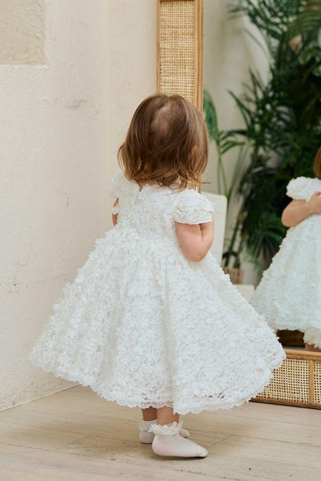 Teter Warm - Teter Warm Baby Girls Baptism Off White Dress BH01